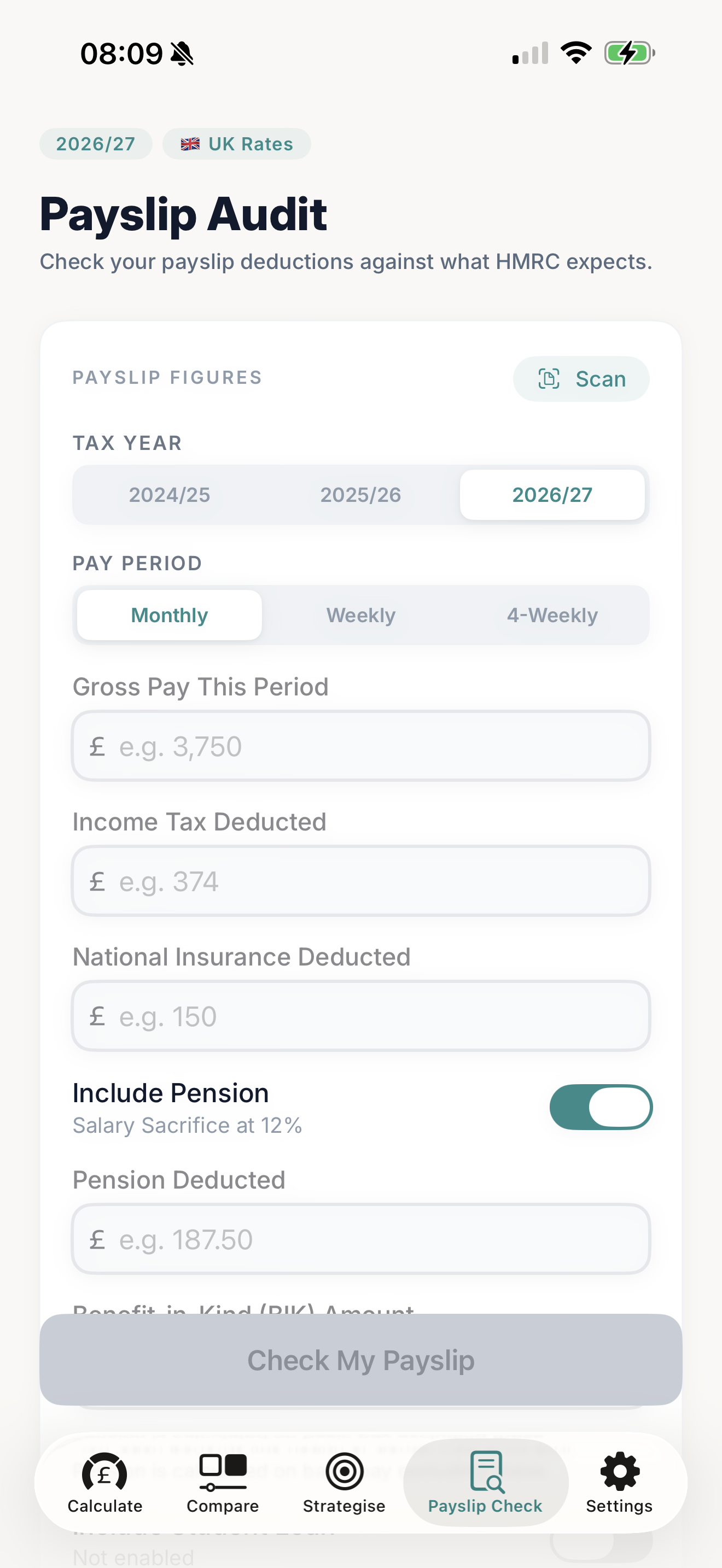 Payslip Audit